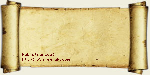 Josif Krnčević vizit kartica